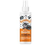 Bugalugs Cat Probiotic Detangler Spray - leave In conditioner spray for de matting. No tangles. Professional cat grooming formula contains Wheat protein. Pet detangling spray knot removal (200ml)