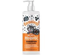 Bugalugs Cat Shampoo for Itchy Skin with Prebiotics & Probiotics for cats - kitten and cat shampoo for indoor cats for sensitive skin supports your pets Microbiome (Shampoo 500ml)
