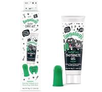 Bugalugs Dental Care Kit for Dogs & Cats Toothpaste Gel (75g) Silicone Finger Toothbrush for Dogs, Puppy, Cat & Kitten Essentials, Breath Freshener, Plaque & Tartar Remover, Cleaning Treatment