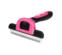 Bugalugs Deshedding brush for dogs, cats, horses & pets. Professional pet comb brushes for grooming for short to long hair undercoat rake brush. Reduces shedding