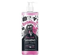 BUGALUGS Baby Fresh Dog Shampoo 500ml dog grooming shampoo products for smelly dogs with baby powder scent, best puppy shampoo baby fresh, shampoo