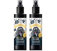BUGALUGS Dog Cologne perfume with a tropical Mango & Banana Fragrance - vegan dog deodorant deodoriser spray use with our professional groom Dog Shampoo For Dogs, Cats & Pets (200ml) (Pack of 2)