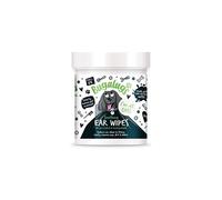 BUGALUGS Dog Ear Cleaner Dog Wipes 100 Biodegradable textured pre-soaked dog ear wipes. Pet Wipes Dog Ear Cleaner Solution Stops Head Shaking, Itching & Waxy Ears