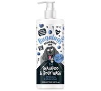 Bugalugs Dog Face Wash Dry Shampoo for Dogs, Blueberry Spa Facial no rinse shampoo tear stain remover for dogs eyes Brightens & Refreshes pets faces (Face Wash 500ml)
