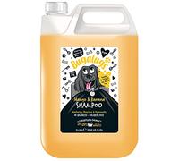 BUGALUGS Dog Shampoo Tropical Mango & Banana dog grooming shampoo products for smelly dogs with fragrance, best puppy shampoo, professional groom Vegan pet shampoo & conditioner