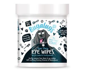 Bugalugs Dog Tear Stain Remover Eye Face Cleaner Drops or Wipes for Tear Stains