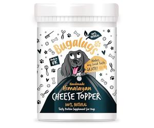 Bugalugs Handmade Himalayan Cheese Topper - 100% Natural dog treats use on licky mat as dog food toppers great puppy treats & appetite stimulant for dogs. Easier to eat than yak chews for dogs (200g)