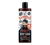 BUGALUGS Mens Shower Gel 500ml, Natural Body Wash for Men for Sensitive Skin packed with essential oils & made with Lake District Water. Now smell better than your Dog (Sandalwood & Tobacco)