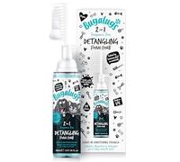 Bugalugs Pet Detangler Foam Comb - leave In conditioner spray for de matting. No tangles. Professional dog grooming formula with Wheat protein. Dog Detangler Spray knot removal (Fragrance Free)
