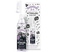 Bugalugs Pet Detangler Foam Comb - leave In conditioner spray for de matting. No tangles. Professional dog grooming formula with Wheat protein. Dog Detangler Spray knot removal (Lavender & Chamomile)
