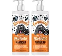 Bugalugs Probiotics for Dogs Natural Dog Shampoo with Pumpkin Powder for dogs - Soothes Itchy & Irritated Paws, Supports Microbiome, Itchy Skin & Paws (Probiotic Shampoo 500ml) (Pack of 2)
