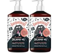 Bugalugs Scottish Salmon Oil For Dogs & Cats, Dog Supplement Support for Skin And Coat, Itchy Skin & Moulting, Omega 3 Fish Oil (Salmon, 500ml) (Pack of 2)
