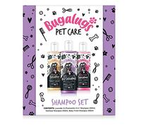 Bugalugs Spa Gift Set For Dogs With 3x Shampoo, Birthday Present, Puppy Dog Birthday, Gifts For Women, Gifts For Men, Gifts For Her, Gifts For Him Dog Grooming Kit (3x 250ml)