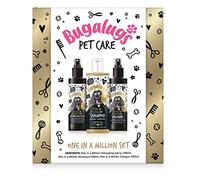 BUGALUGS Bugalugs Spa Gift Set Dogs Shampoo, Detangle Spray & Cologne, Dog Birthday, Dog Birthday Present, Gifts Women, Gifts Men, Her, Gifts Him (One in a Million), Multi (BGGS3XMIL)