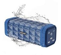BUGANI Bluetooth Speaker,Portable Wireless Speaker,Louder Volume,Stereo Sound,24H Playtime, Bluetooth 5.4,100ft Wireless Range,Built-in Mic,IPX5 Waterproof Speakers for Home,Outdoor,Travel (Blue)