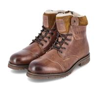 bugatti 321AUF501200-6300 Men's Boots with Warm Lining Smooth Leather in Brown, Cognac, 9.5 UK