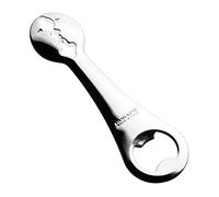 BUGATTI 43-7080cr Kiss Bottle Opener Stainless Steel Zamak 14.5 x 4.2 x 1 cm