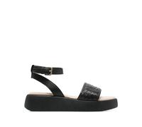 Bugatti 45mm Kya interwoven leather sandals - Black 36-37-38-39