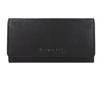 Bugatti Bella Wallet RFID protection Leather 19 cm black