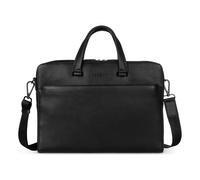 Bugatti Black Briefcase Leather 39 cm Laptop compartment black