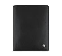 bugatti Black Magic Leather Wallet with RFID Protection in Black