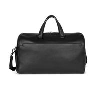 Bugatti Black Weekender travel bag Leather 50 cm black