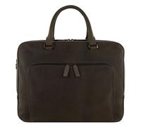 Bugatti Luca Briefcase Leather 39 cm Laptop compartment brown