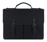 Bugatti Luca Briefcases Messenger Leather 39 cm Laptop compartment black