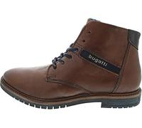 bugatti CAJ Lace-Up Boots Black, Cognac, 11 UK