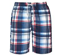 Bugatti®, checkered men's swimming shorts - Blue - Large