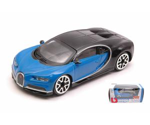 Bugatti Chiron 2016 Blue / Black 1:43 Model 30348 Bburago