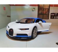 Bugatti Chiron Blue W16 Supercar 1:24 Detailed Diecast Scale Model Car 32509