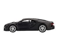 Bugatti Chiron Super Sport 300+ Matte Black 1/64 Diecast Model Car by True Scale Miniatures MGT00374