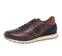 BUGATTI Circo Mens Trainers 10 Dark Red Leather
