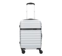 Bugatti Corium 4 wheels Cabin suitcase 55 cm silver colored