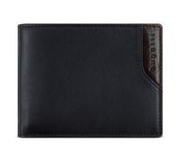 Bugatti Corso DeLuxe Wallet RFID protection Leather 12.5 cm black