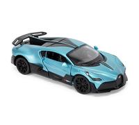 Bugatti Divo 1:43 Scale Die-Cast Model Car - French Racing Blue | Detailed Collectors Edition Diecast | Official Licensed Product