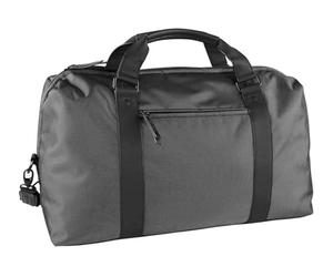 Bugatti Domani Unisex Weekender Gym Bag Travel Bag for Men and Women Grey