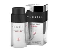 bugatti Dynamic Move CHROME perfume for men 100 ml I eau de toilette I mens fragrance for all ages with a spicy woody note I with cinnamon, musk, amber & patchouli I urban, elegant, exotic