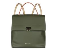 bugatti Ella Women's Backpack Faux Leather Lightweight Backpack for Everyday and Leisure, Olive, Petit, Classic