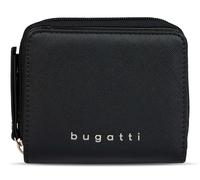 bugatti Ella Zip Around Wallet S Black Saffiano