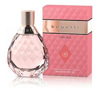 bugatti Felicità Women's Perfume Eau De Parfum 100 ml I Floral Women's Perfume with Summer Nuances of Bergamot, Rose, Macadamia, Musk & Sandalwood I Feminine Eau de Parfum Women, Floral & Fresh