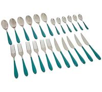 Bugatti GGCV-023F50 Gioia Ménagère de 24 Pièces Acier Inox Vert Céladon 22 x 8 x 30 cm