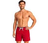 Bugatti Giovanni 428969 Men's Swim Shorts, crimson, XL