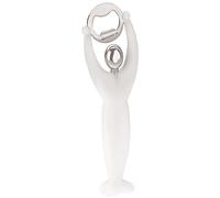 Bugatti Gym 32-7089C1U Bottle Opener, ABS, Steel 6.5 x 3 CM x 18 CM White