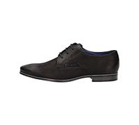 bugatti Herren Business Halbschuh aus Hochwertigem Leder, Derby im Minimalistischen Design Schnürer