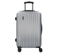 Bugatti Lima 2.0 4-Wheel Trolley 66 cm with double wheels silver colored
