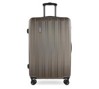 Bugatti Lima 4-Wheel Hard Case (S,M,L) and Suitcase Set with TSA Combination Lock, bronze, L, Suitcase