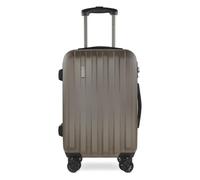 Bugatti Lima 4-Wheel Hard Case (S,M,L) and Suitcase Set with TSA Combination Lock, bronze, S, Suitcase