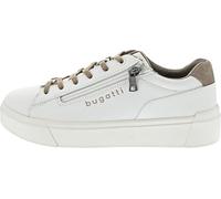 Bugatti Low Trainers, White, White, 12 UK